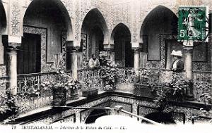 Mostaganem - Interieur de la Maison du Caid - 1912 